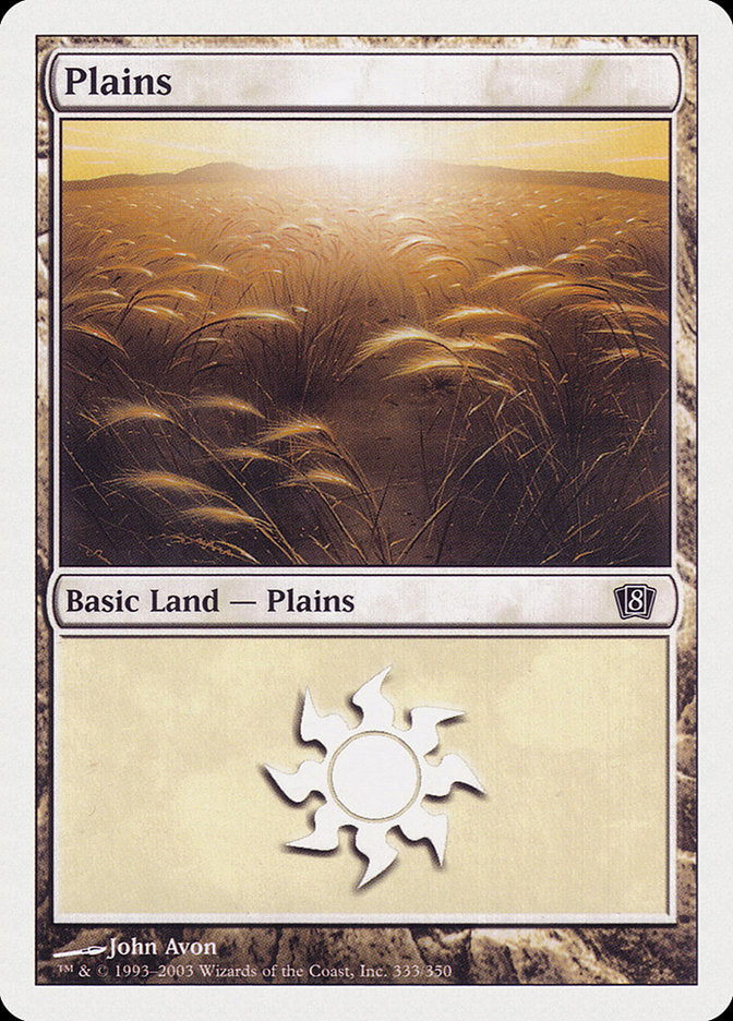 Plains [Eighth Edition] | Card Citadel