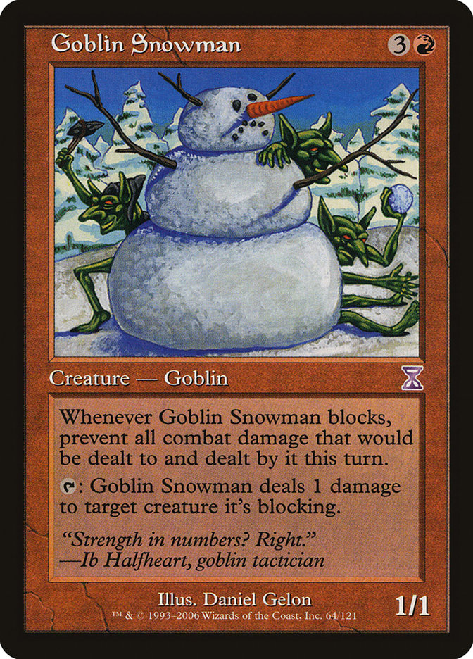 Goblin Snowman [Time Spiral Timeshifted] | Card Citadel