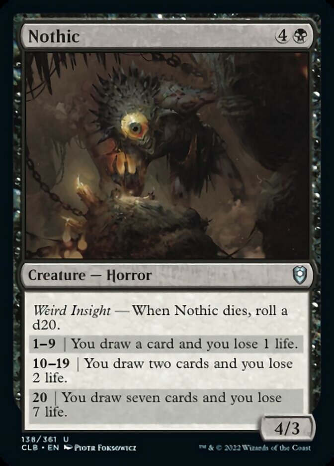 Nothic [Commander Legends: Battle for Baldur's Gate] | Card Citadel