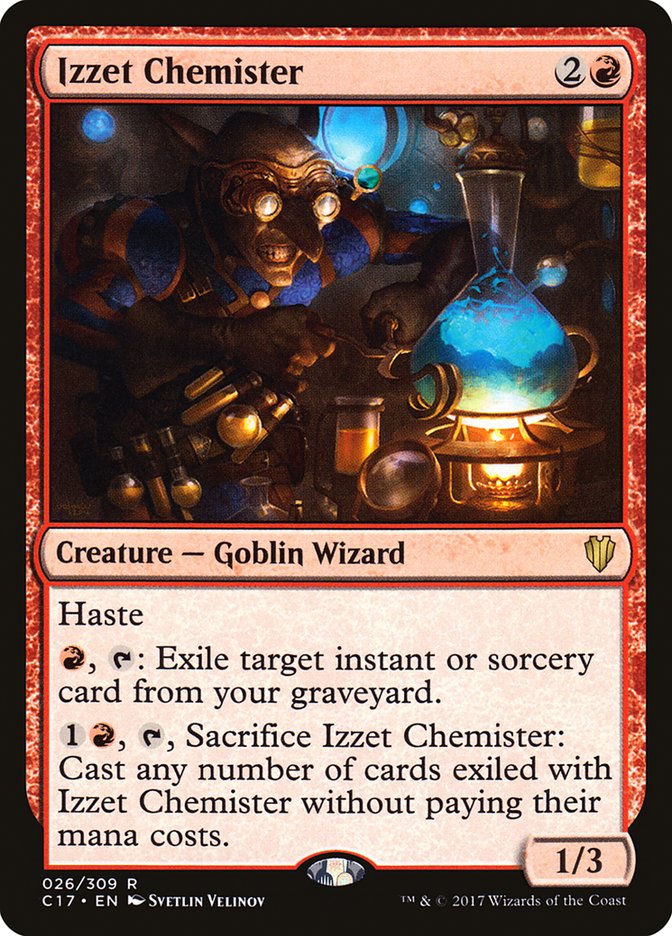 Izzet Chemister [Commander 2017] | Card Citadel