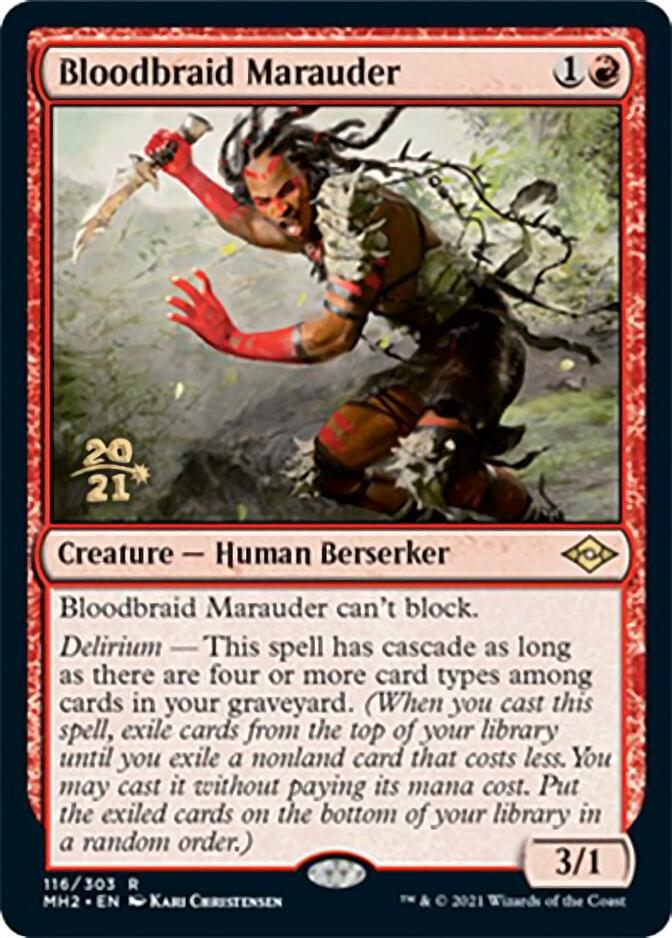 Bloodbraid Marauder [Modern Horizons 2 Prerelease Promos] | Card Citadel