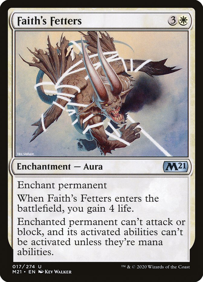 Faith's Fetters [Core Set 2021] | Card Citadel