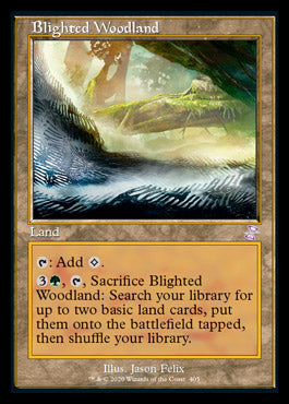 Blighted Woodland (Timeshifted) [Time Spiral Remastered] | Card Citadel