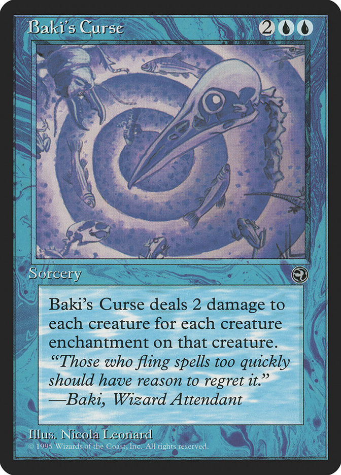 Baki's Curse [Homelands] | Card Citadel