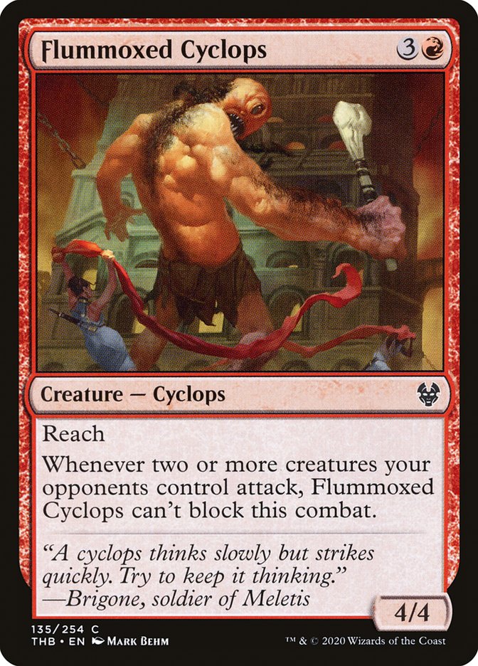 Flummoxed Cyclops [Theros Beyond Death] | Card Citadel