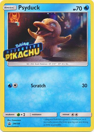 Psyduck Detective (SM199) (Pikachu Stamped) [Sun & Moon: Black Star Promos] | Card Citadel