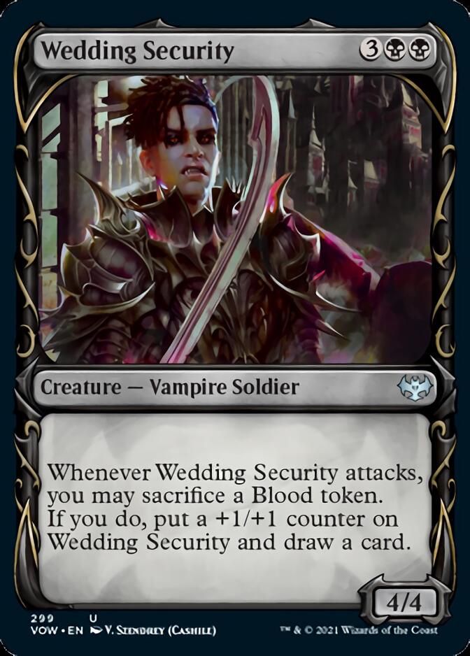 Wedding Security (Showcase Fang Frame) [Innistrad: Crimson Vow] | Card Citadel