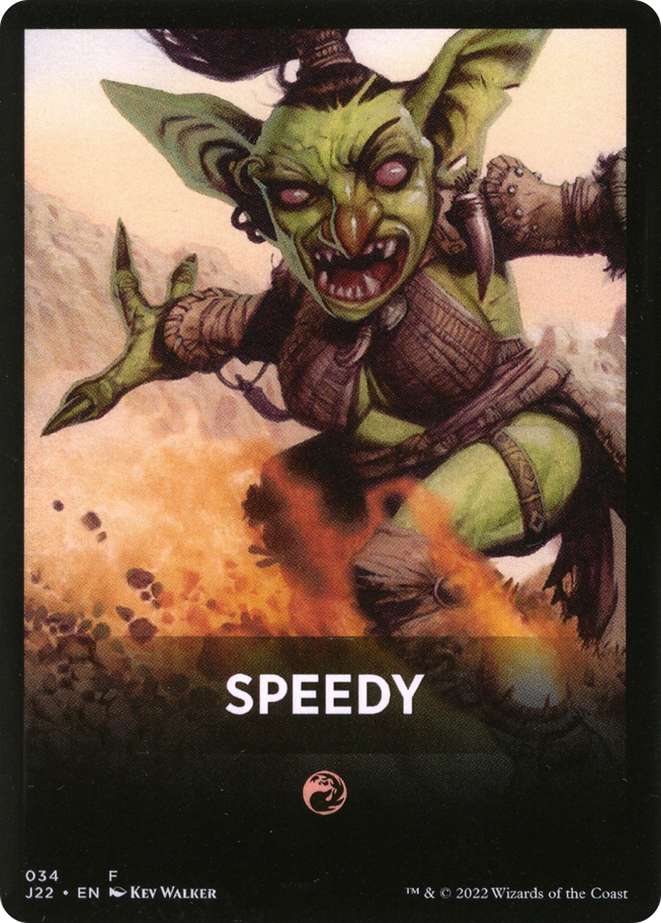 Speedy Theme Card [Jumpstart 2022 Front Cards] | Card Citadel