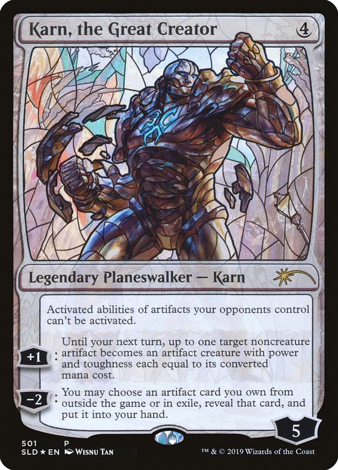 Karn, the Great Creator (Stained Glass) [Secret Lair Drop Promos] | Card Citadel