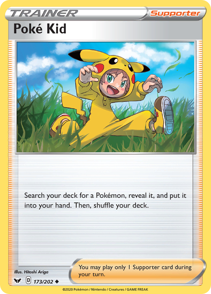 Poke Kid (173/202) [Sword & Shield: Base Set] | Card Citadel