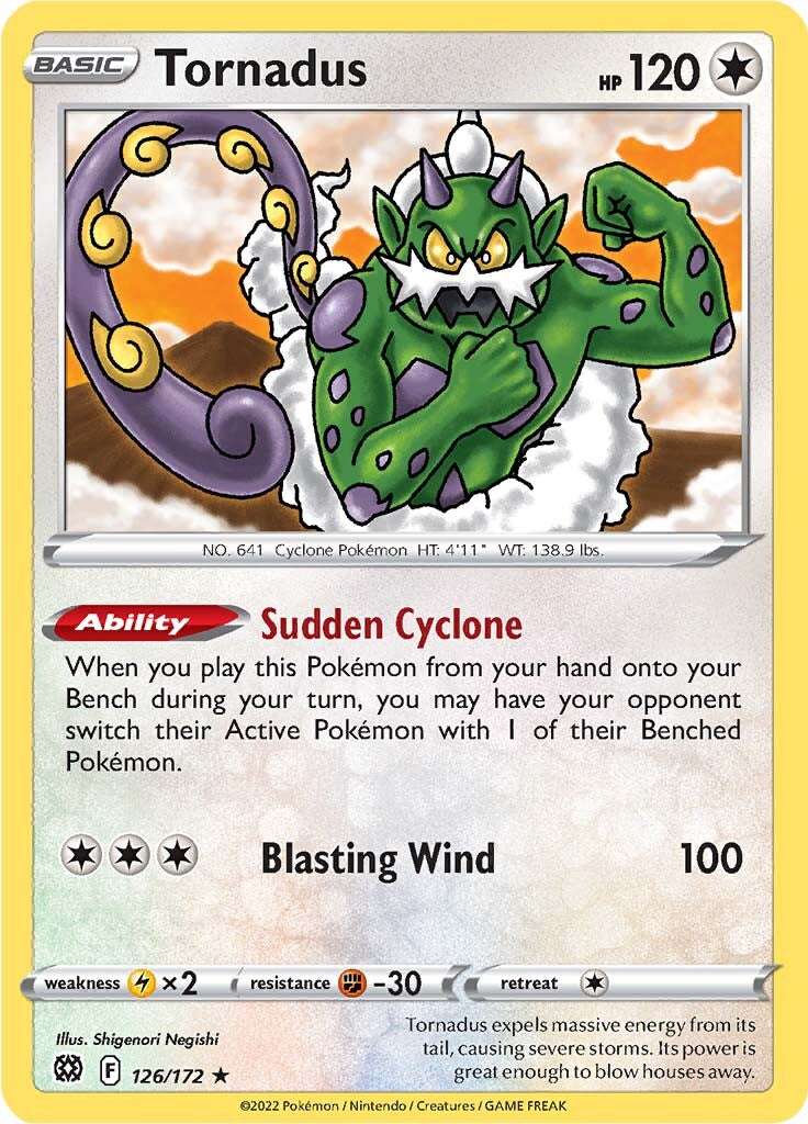 Tornadus (126/172) [Sword & Shield: Brilliant Stars] | Card Citadel