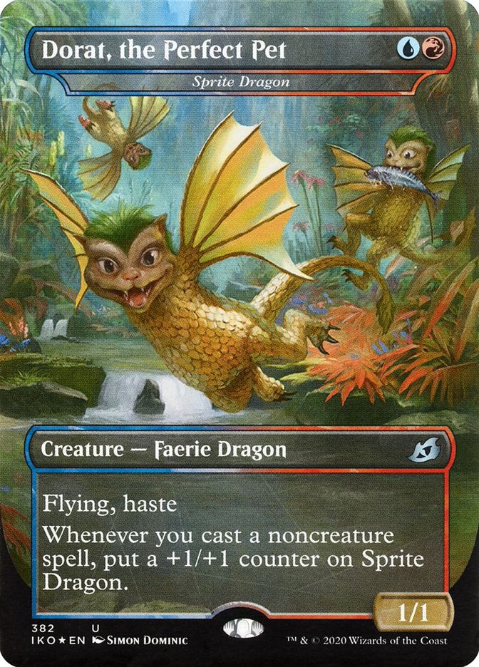 Sprite Dragon - Dorat, the Perfect Pet (Godzilla Series) [Ikoria: Lair of Behemoths] | Card Citadel