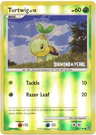 Turtwig (103/130) [Burger King Promos: 2008 Collection] | Card Citadel