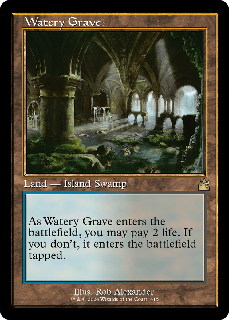 Watery Grave (Retro) [Ravnica Remastered] | Card Citadel