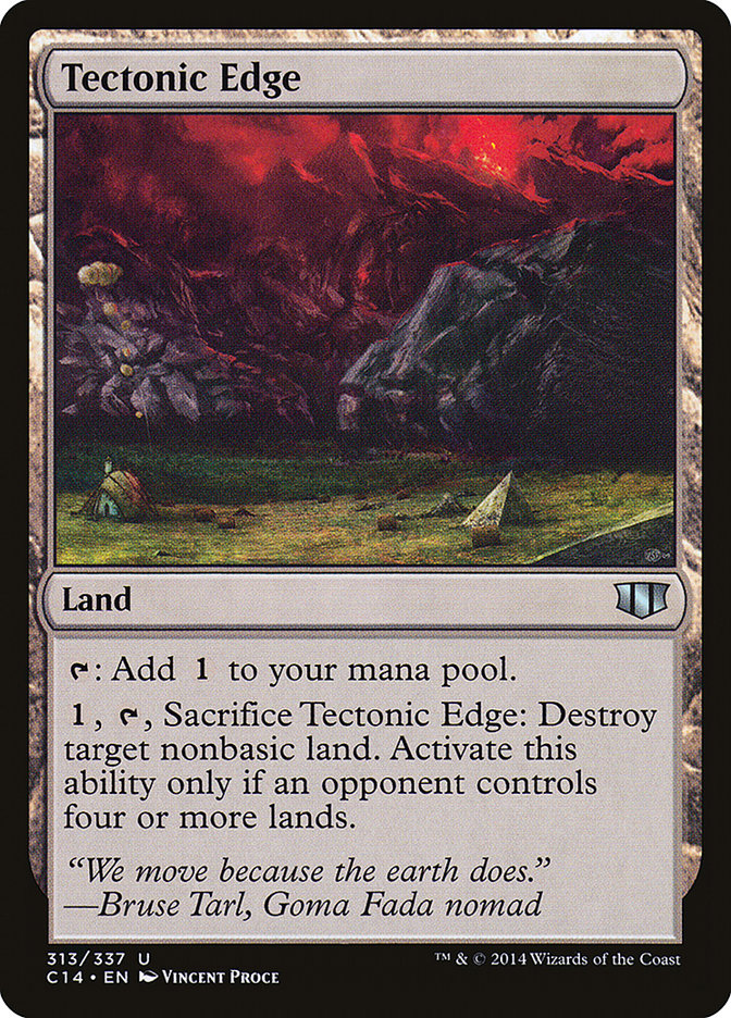 Tectonic Edge [Commander 2014] | Card Citadel