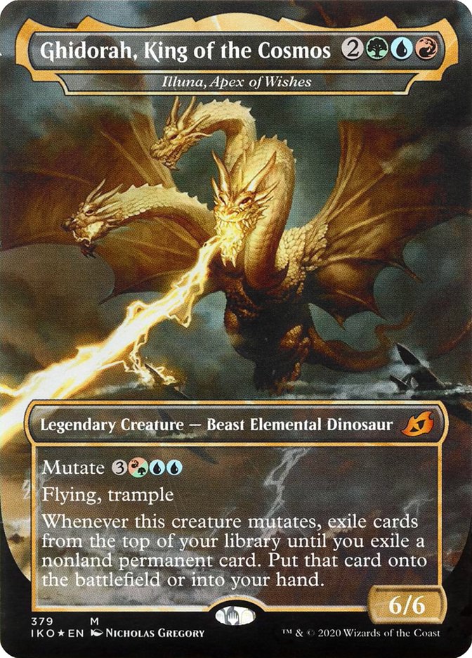 Illuna, Apex of Wishes - Ghidorah, King of the Cosmos (Godzilla Series) [Ikoria: Lair of Behemoths] | Card Citadel