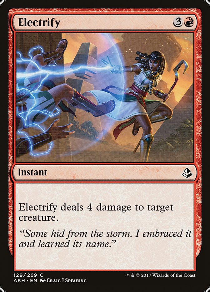 Electrify [Amonkhet] | Card Citadel