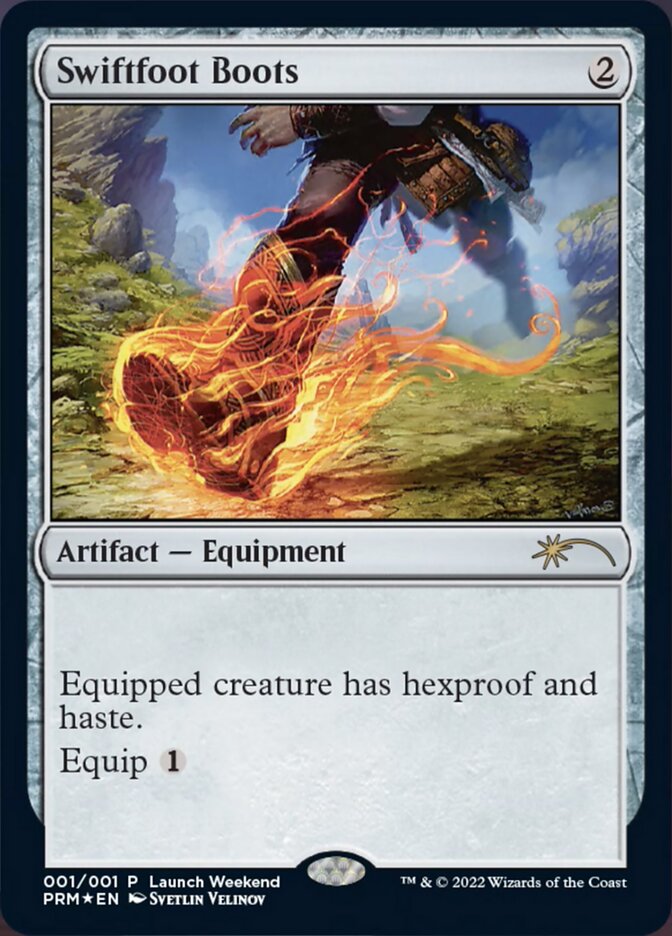 Swiftfoot Boots [Wizards Play Network 2022] | Card Citadel