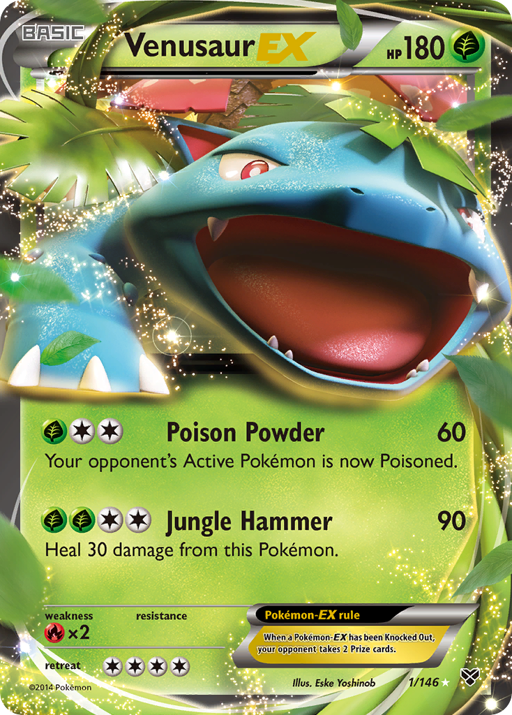 Venusaur EX (1/146) [XY: Base Set] | Card Citadel