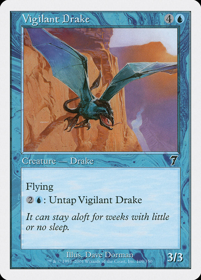 Vigilant Drake [Seventh Edition] | Card Citadel