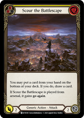 Scour the Battlescape (Yellow) [U-WTR195] (Welcome to Rathe Unlimited)  Unlimited Rainbow Foil | Card Citadel