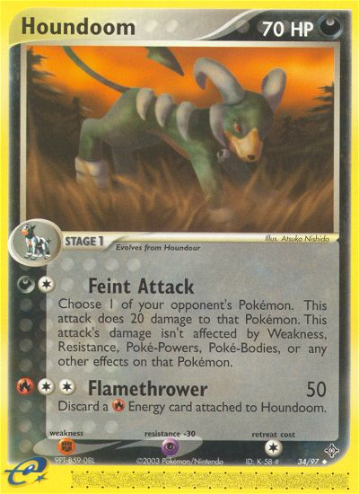 Houndoom (34/97) [EX: Dragon] | Card Citadel