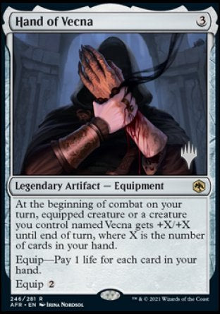 Hand of Vecna (Promo Pack) [Dungeons & Dragons: Adventures in the Forgotten Realms Promos] | Card Citadel