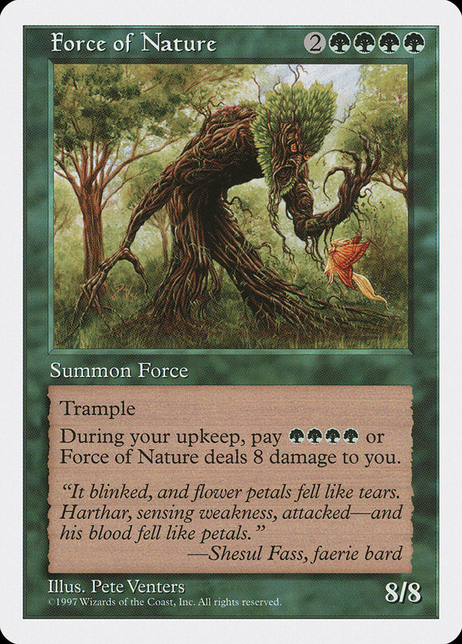 Force of Nature [Fifth Edition] | Card Citadel