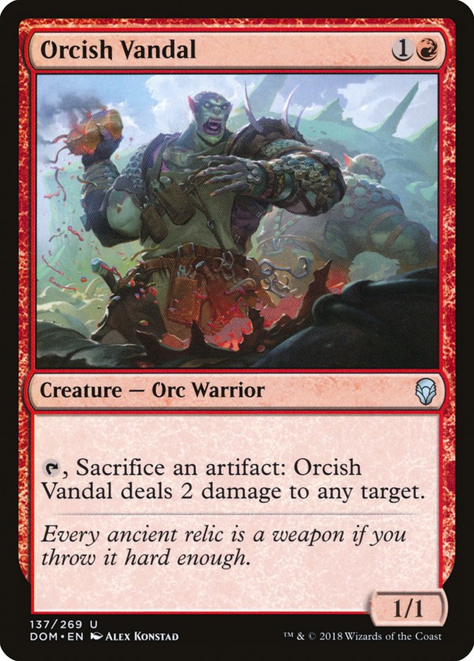 Orcish Vandal [Dominaria] | Card Citadel
