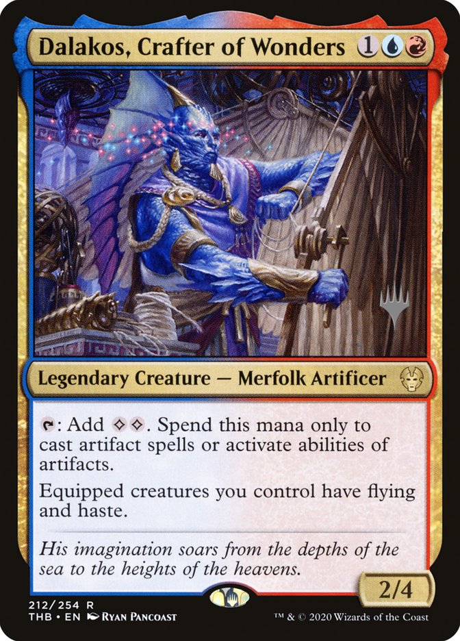 Dalakos, Crafter of Wonders (Promo Pack) [Theros Beyond Death Promos] | Card Citadel