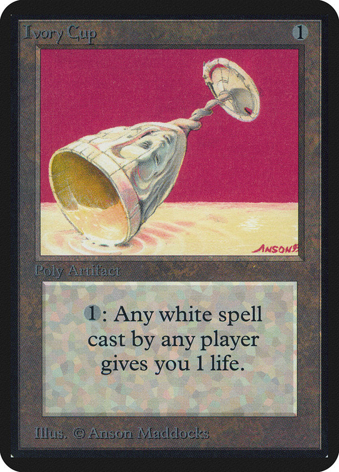 Ivory Cup [Limited Edition Alpha] | Card Citadel