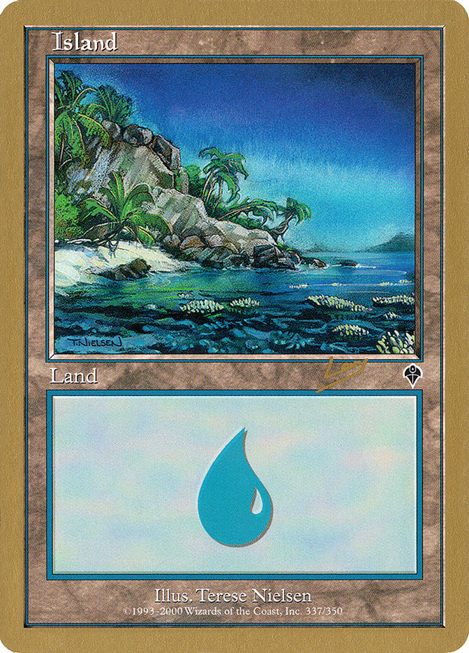 Island (rl337a) (Raphael Levy) [World Championship Decks 2002] | Card Citadel