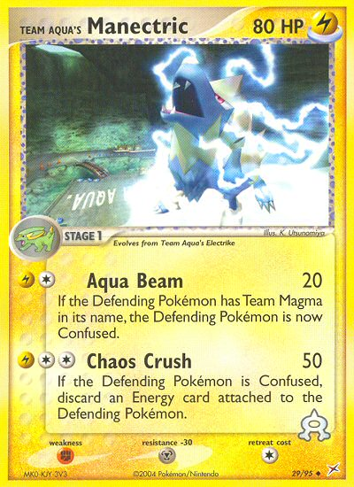 Team Aqua's Manectric (29/95) [EX: Team Magma vs Team Aqua] | Card Citadel