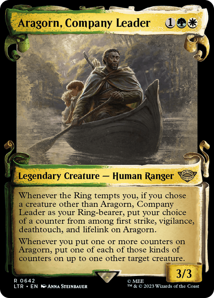 Aragorn, Company Leader [The Lord of the Rings: Tales of Middle-Earth Showcase Scrolls] | Card Citadel