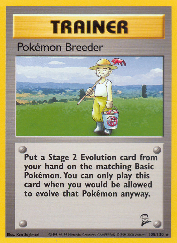 Pokemon Breeder (105/130) [Base Set 2] | Card Citadel