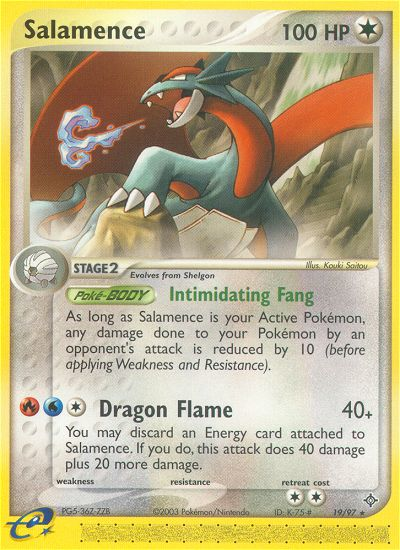 Salamence (19/97) [EX: Dragon] | Card Citadel