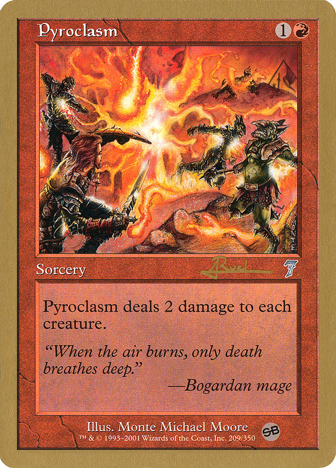 Pyroclasm (Antoine Ruel) (SB) [World Championship Decks 2001] | Card Citadel