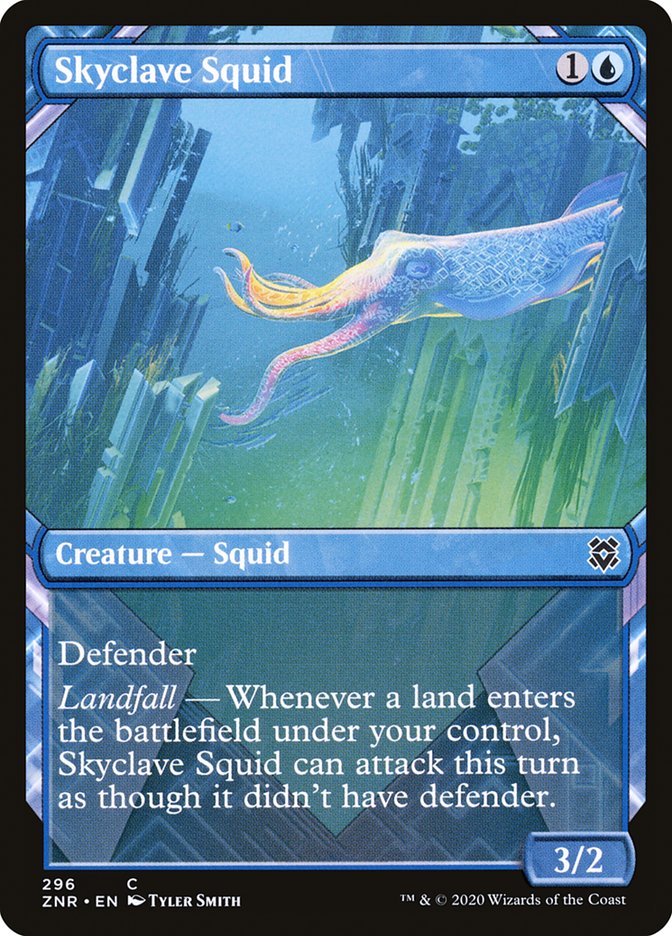 Skyclave Squid (Showcase) [Zendikar Rising] | Card Citadel