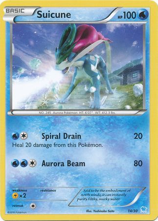 Suicune (14/30) [XY: Trainer Kit 3 - Suicune] | Card Citadel