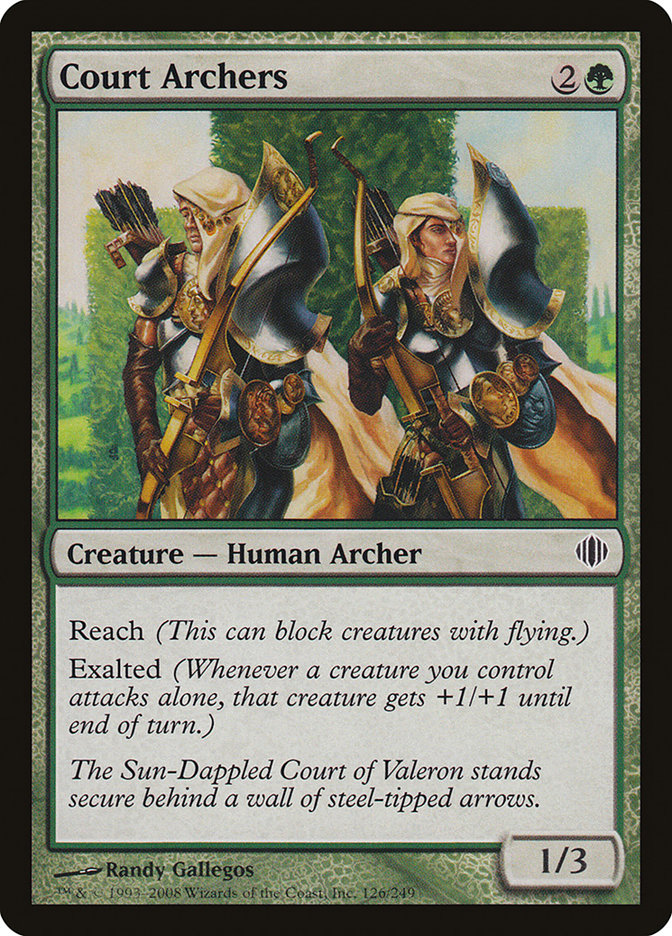 Court Archers [Shards of Alara] | Card Citadel