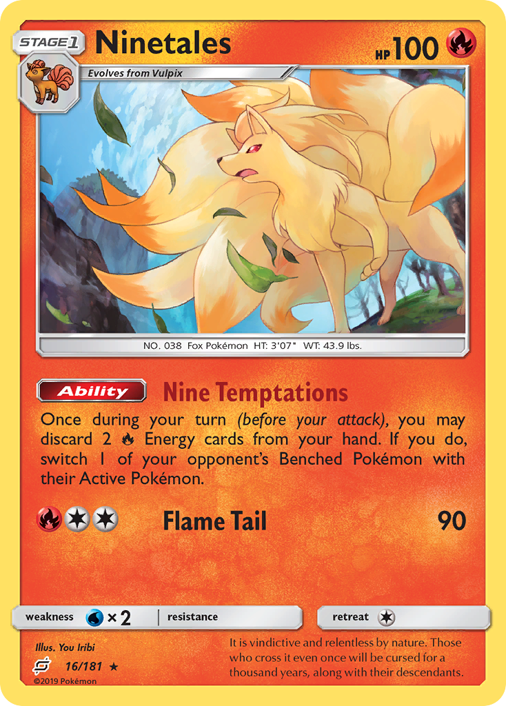 Ninetales (16/181) [Sun & Moon: Team Up] | Card Citadel