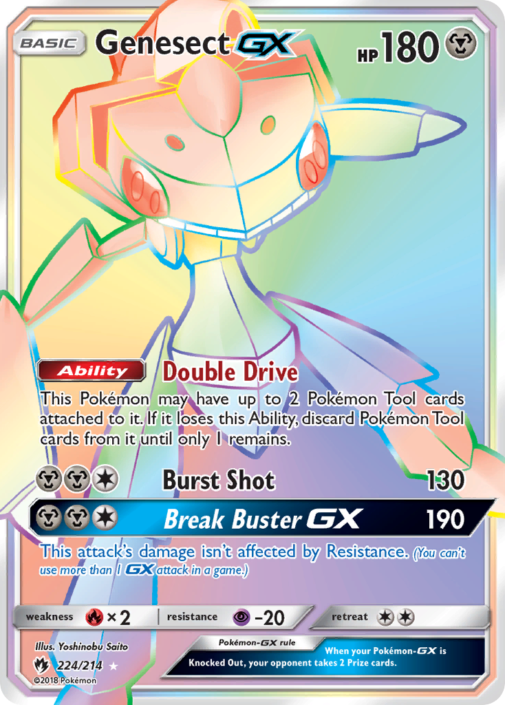 Genesect GX (224/214) [Sun & Moon: Lost Thunder] | Card Citadel