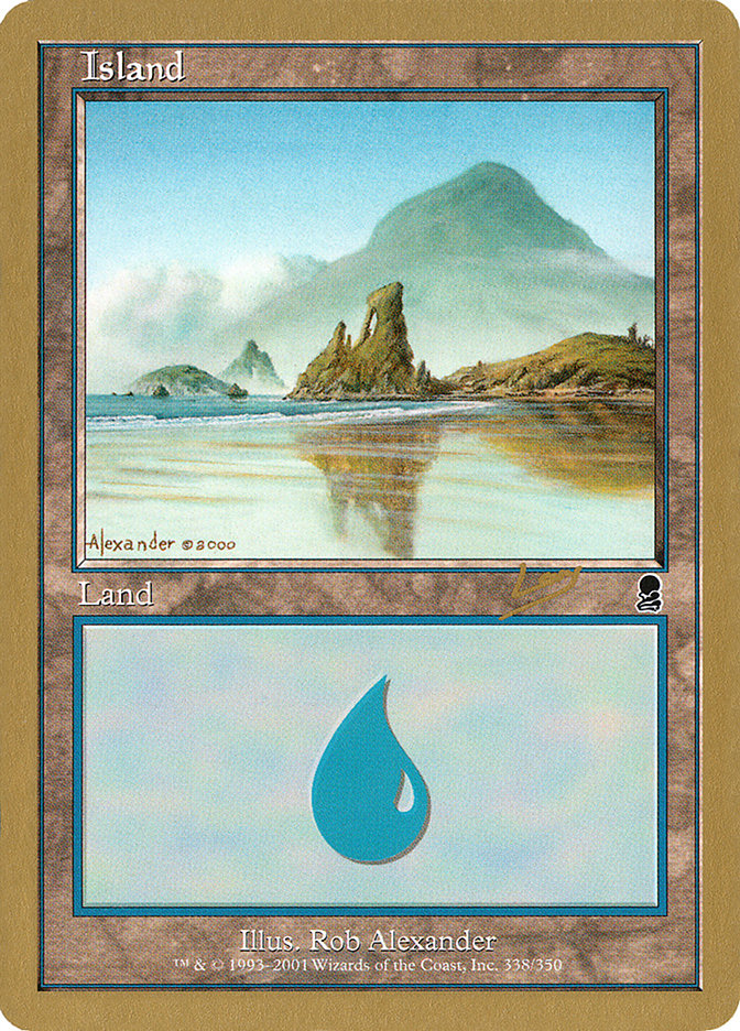 Island (rl338) (Raphael Levy) [World Championship Decks 2002] | Card Citadel