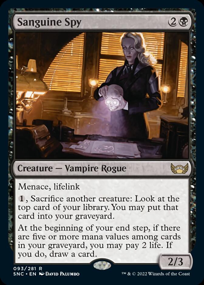 Sanguine Spy [Streets of New Capenna] | Card Citadel