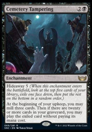 Cemetery Tampering (Promo Pack) [Streets of New Capenna Promos] | Card Citadel
