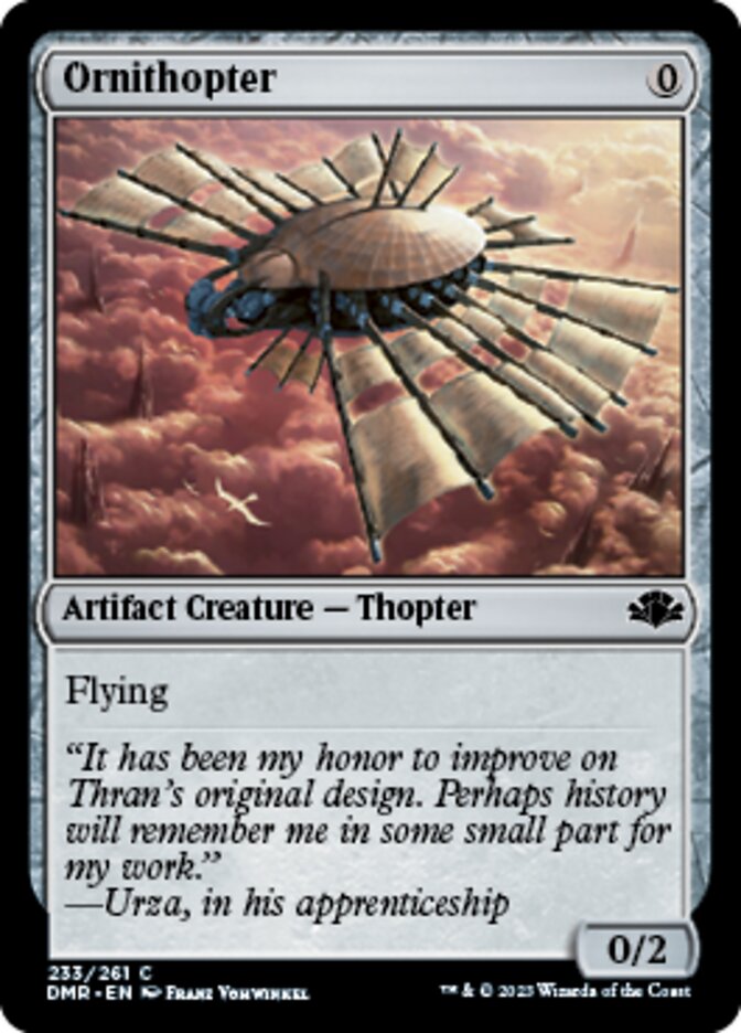 Ornithopter [Dominaria Remastered] | Card Citadel