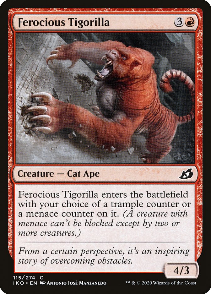 Ferocious Tigorilla [Ikoria: Lair of Behemoths] | Card Citadel