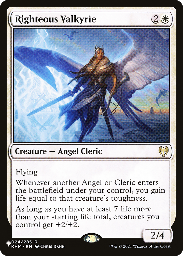Righteous Valkyrie [Secret Lair: Angels] | Card Citadel