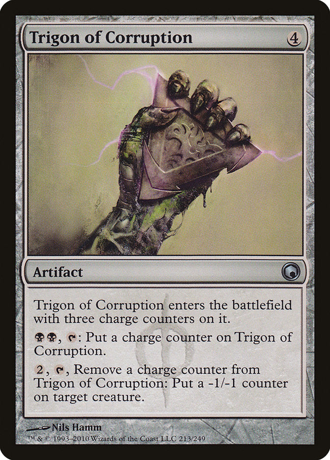 Trigon of Corruption [Scars of Mirrodin] | Card Citadel