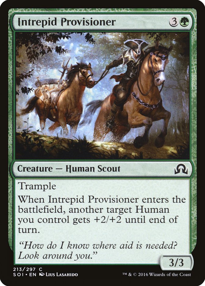 Intrepid Provisioner [Shadows over Innistrad] | Card Citadel